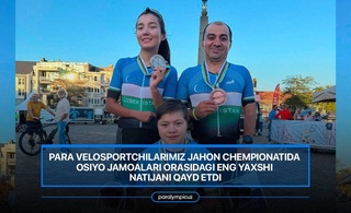 Uzbek para-cyclists become leaders of Asia at the World Cup