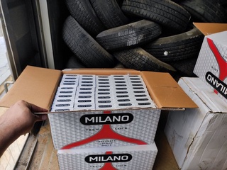 Салкам 1 миллион қути ноқонуний сигарет тўхтатиб қолинди