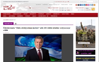 100 jildlik «Turkiy adabiyot durdonalari» kitoblar turkumining taqdimoti Ozarbayjon OAV diqqat markazida