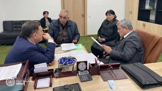 Сенатор изучил обращения граждан, проживающих в Алмазарском районе города Ташкента