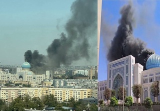 В Центре исламской цивилизации в Ташкенте произошел пожар - пострадавших нет