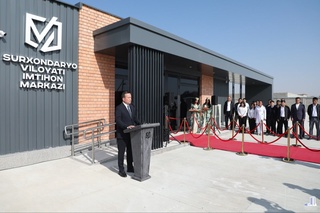 Сурхондарёда ҳайдовчилар учун замонавий имтиҳон маркази иш бошлади