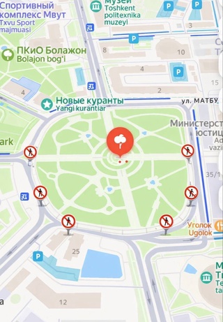 В Ташкенте временно закроют территорию площади Амира Темура