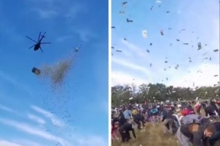 Chexiyada bir million dollar dalaga sochib yuborildi