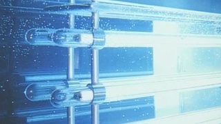 Рассматривается возможность обеззараживания питьевой воды при помощи ультрафиолетовых лучей