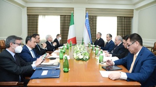 Абдулазиз Камилов Италияның Сыртқы істер және халықаралық ынтымақтастық министрімен кездесті