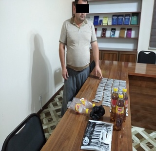 Чой идишидаги гиёҳвандлик воситалари фош этилди