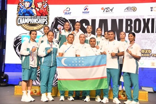 Ўзбекистон U19 терма жамоаси бокс бўйича Осиё чемпионатида биринчи ўринни эгаллади