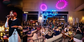 Дубайдаги машҳур фаввора Наврўз барами муносабати билан Ўзбекистон байроғи рангларига бурканди