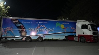 “Сени соғиндик баҳор” шиори остидаги “Кинокарвон” йўлга чиқди