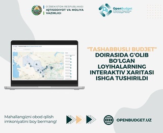 В Узбекистане запущена интерактивная карта победивших проектов в рамках «Инициативного бюджета»