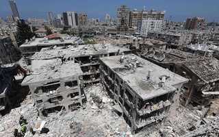 A shell fell near the Georgian Embassy in Israel