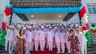 Фарғона вилояти Ёзёвон туманида янги тиббий бино фойдаланишга топширилди