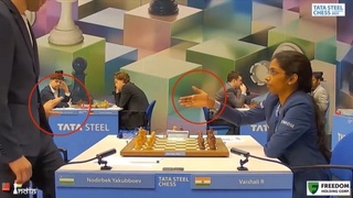 Нодирбек Якуббоев ҳиндистонлик шахматчига қўл узатмагани бўйича баёнот берди