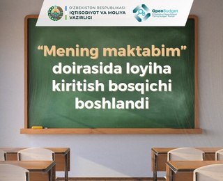 “Mening maktabim” doirasida loyiha kiritish bosqichi boshlandi