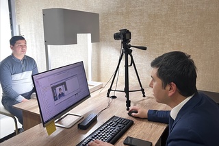 Наманган шаҳар ДХМда ҳам хорижга чиқиш биометрик паспорти расмийлаштирилмоқда