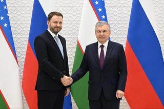 Oʻzbekiston Prezidenti Rossiya delegatsiyasini qabul qildi