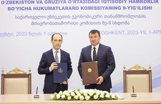 Gruziya bilan tovar ayirboshlash hajmi 500 million dollarga yetkaziladi