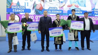 Navoiylik XIX yozgi Osiyo oʻyinlari gʻolib va sovrindorlari taqdirlandi