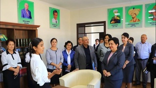 Рабочая группа Сената проводит изучения в Навоийской области