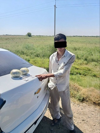 В Навоийской области задержан гражданин Казахстана с 2 кг наркотического вещества