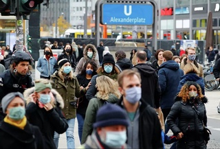 Germaniyada koronavirus tufayli tarixdagi eng qattiq cheklov boshlandi