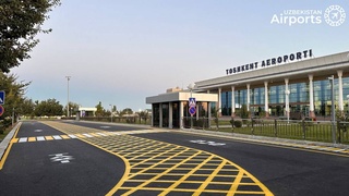 В Ташкенте привокзальная площадь терминала внутренних авиалиний открыта после реконструкции