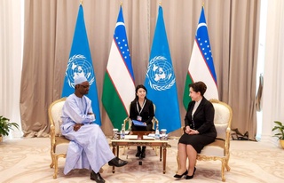 Senat Raisi BMT Bosh kotibi oʻrinbosari bilan uchrashdi