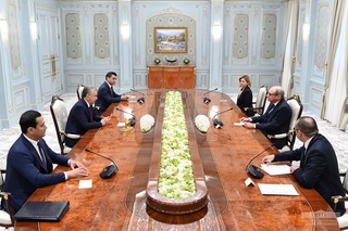 The President of Uzbekistan receives the head of the OSCE/ODIHR mission