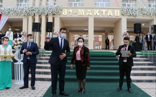 Yangi maskanda yangi maktab ochildi
