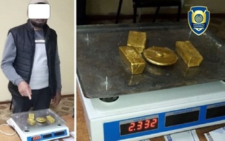 Навоий вилоятида 2,3 кг соф қуйма олтинни сотмоқчи бўлганлар қўлга олинди