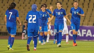 Девушки Узбекистана выиграли у Ирана в CAFA Womenʼs Championship