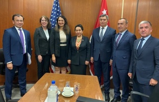 Сенат Төрайымы  АҚШ Мемлекеттік хатшысының орынбасары Узра Зеямен кездесті