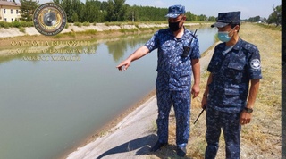 Katta Farg'ona kanalidan cho'kayotgan ayol qutqarib qolindi