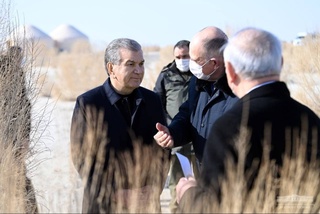 Мемлекет басшысы Арал теңізінің құрғаған түбіне барды