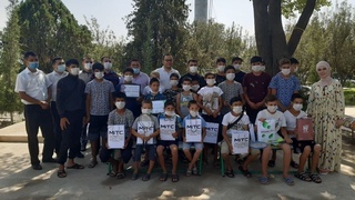 Прошла встреча с воспитанниками Дома милосердия в Ферганской области