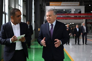 Чуст туманида замонавий қурилиш материаллари тайёрланмоқда