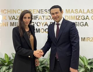 Fransiyalik mutaxassis Emmanuyel Fosion OʻzMMA bosh direktori bilan uchrashdi