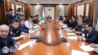 В Сенате заслушана информация командующего Национальной гвардии Узбекистана