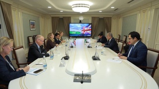 A meeting with the British parliamentary delegation was held in the Senate