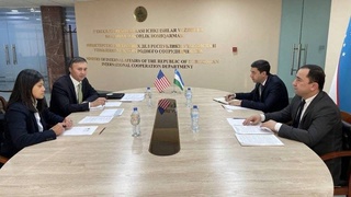 В МВД Узбекистана состоялась встреча с заместителем регионального офицера по безопасности Посольства США в г. Ташкенте