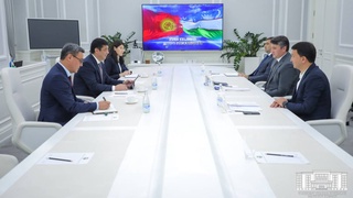 Шавкат Умурзаков встретился с Послом Кыргызстана в Узбекистане Мусой Джаманбаевым