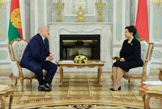 Танзила Нарбаева встретилась с Президентом Беларуси Александром Лукашенко