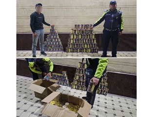 Пиротехника воситаларини олиб кетилаётган юк машинаси узоққа кетолмади