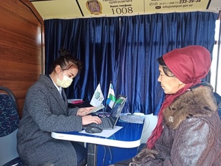 Энг чекка ҳудуд аҳолисига сайёр давлат хизматлари кўрсатилмоқда