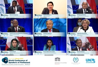 В Вене (Австрия) состоялась 5-я Всемирная конференция руководителей парламентов мира Межпарламентского союза (МПС)