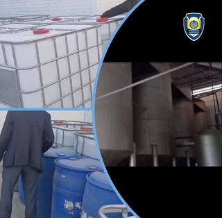 В Ферганской области выявлено незаконное производство этилового спирта