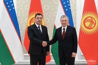 President of Uzbekistan meets with the President of Kyrgyzstan
