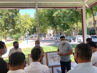 Олмазор туманида куз-қиш мавсумига тайёргарлик ишлари ўрганилди