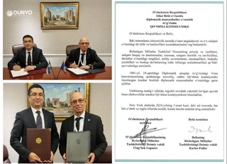 Uzbekistan and Belize have established diplomatic relations